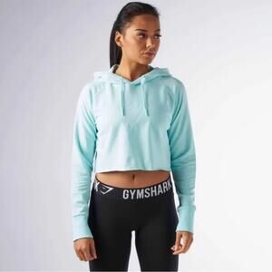 Gymshark Cropped Hoodie Sweatshirt sz M
